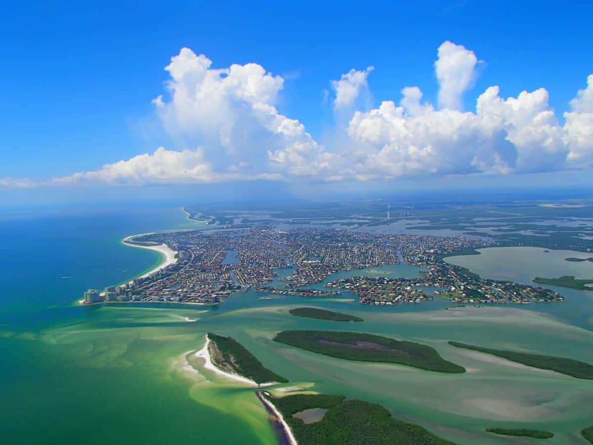 Aerial view of Marco Island